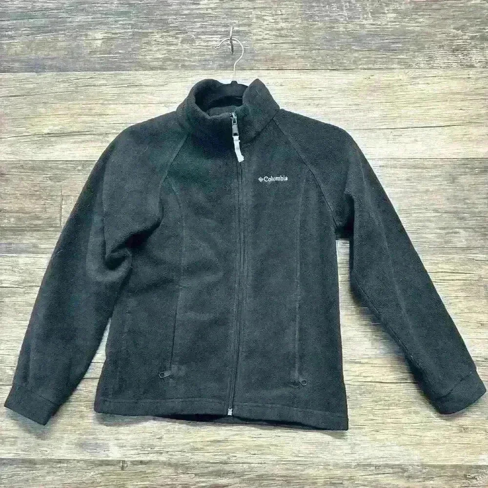 Columbia Black Fleece Jacket‎ kids Size 10/12